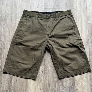 Men's Olive Green Fox Racing Shorts Size 32